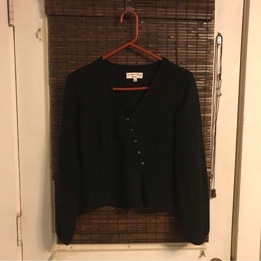 Texture & Thread Madewell Button-Wrap Top